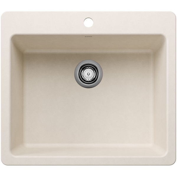 Blanco Liven 25 in. Drop-In/Undermount Single Basin SILGRANIT Kitchen Sink 443225 - main